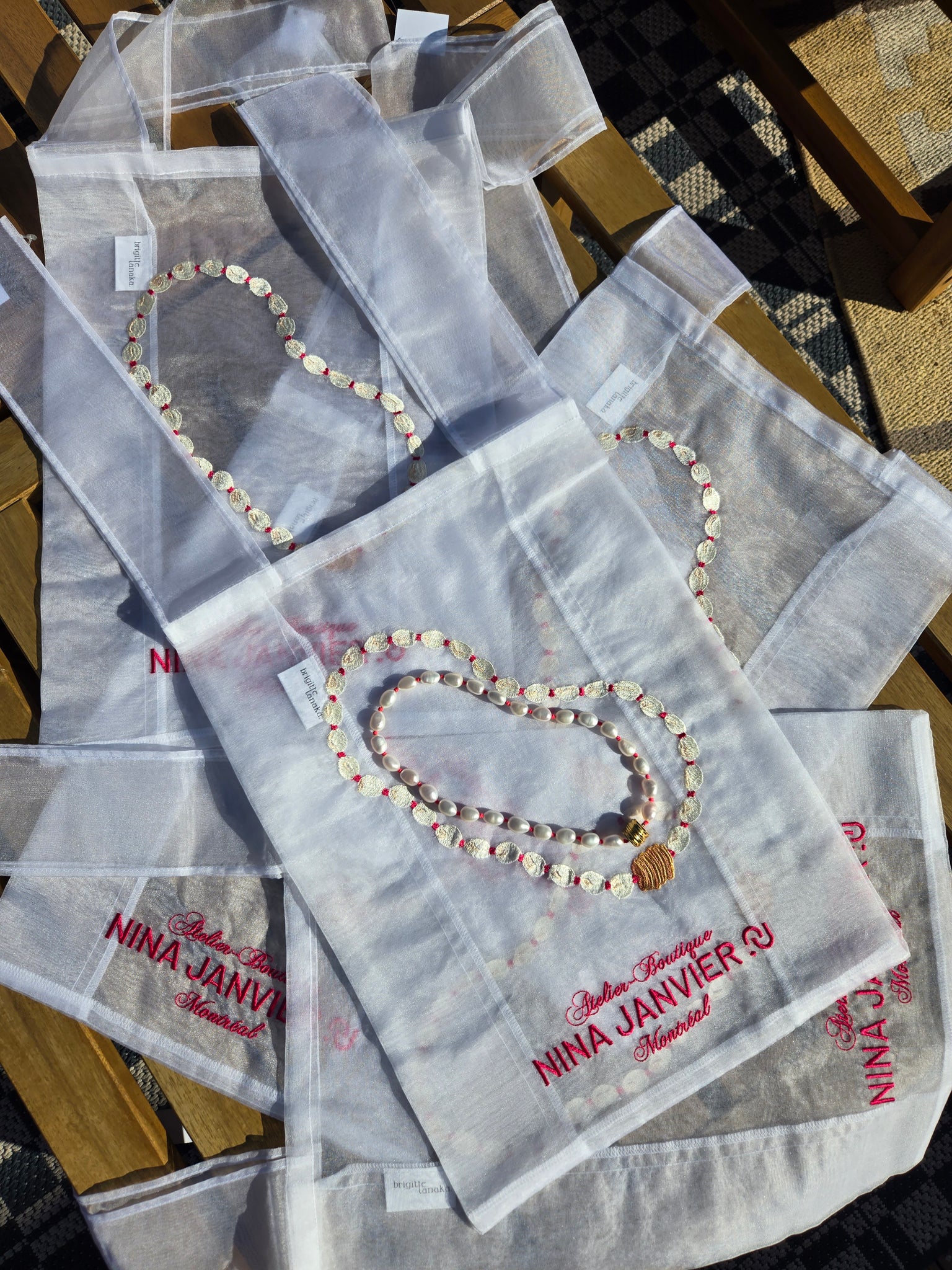 Embroidered Soga Tote Bag