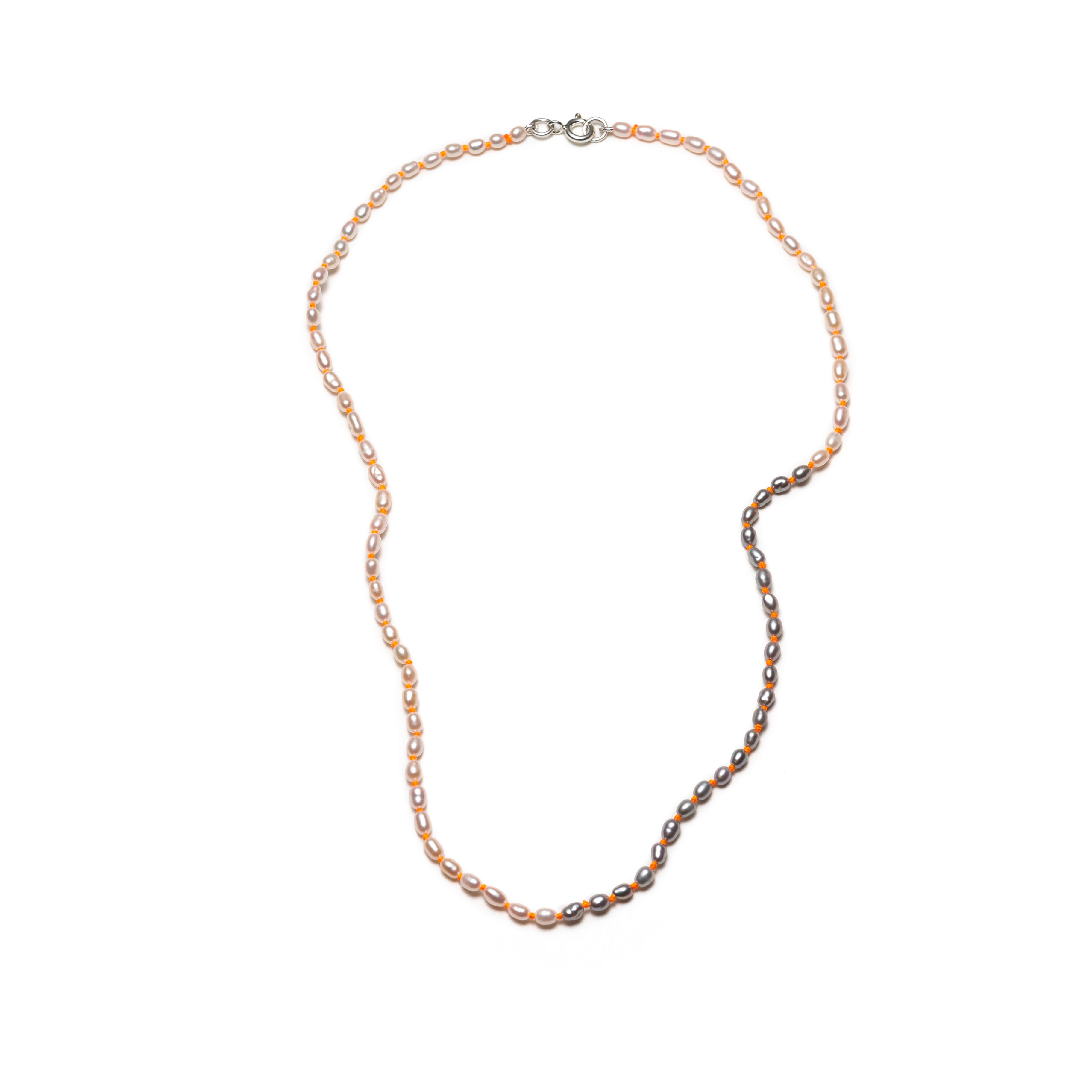 Two-tone Mini Soga Pearl Necklace – NINA JANVIER Atelier