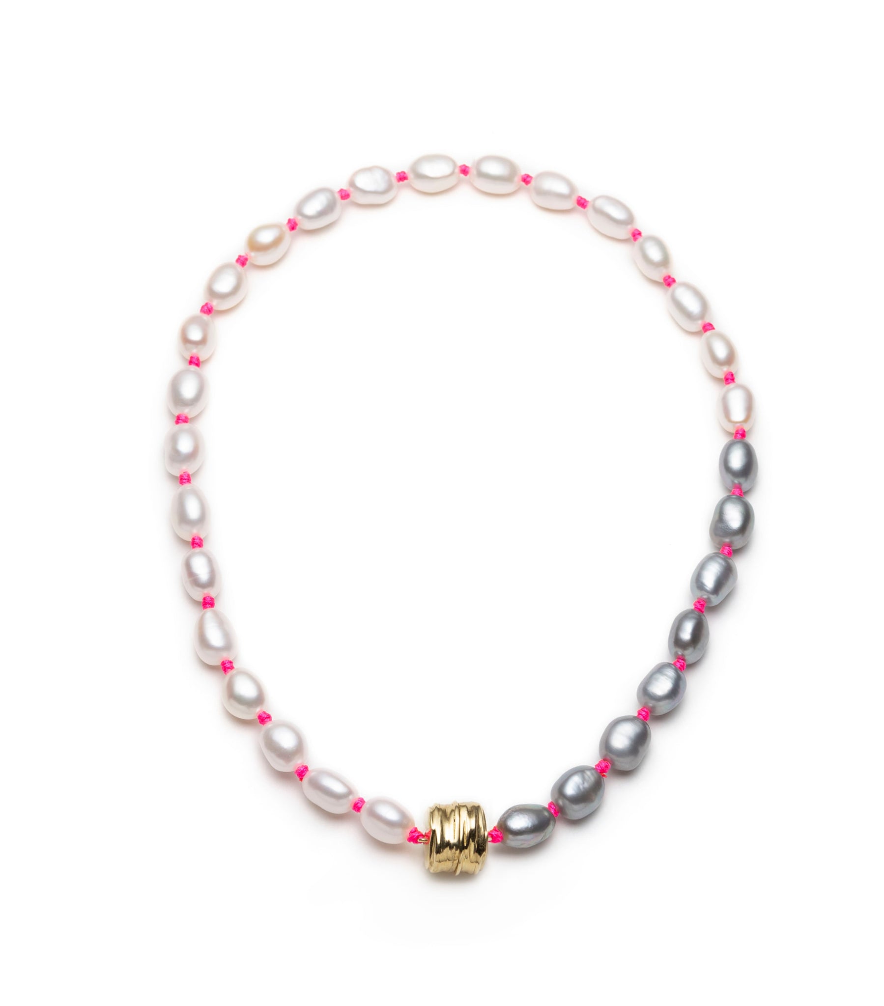 Two-tone Soga Pearl Necklace