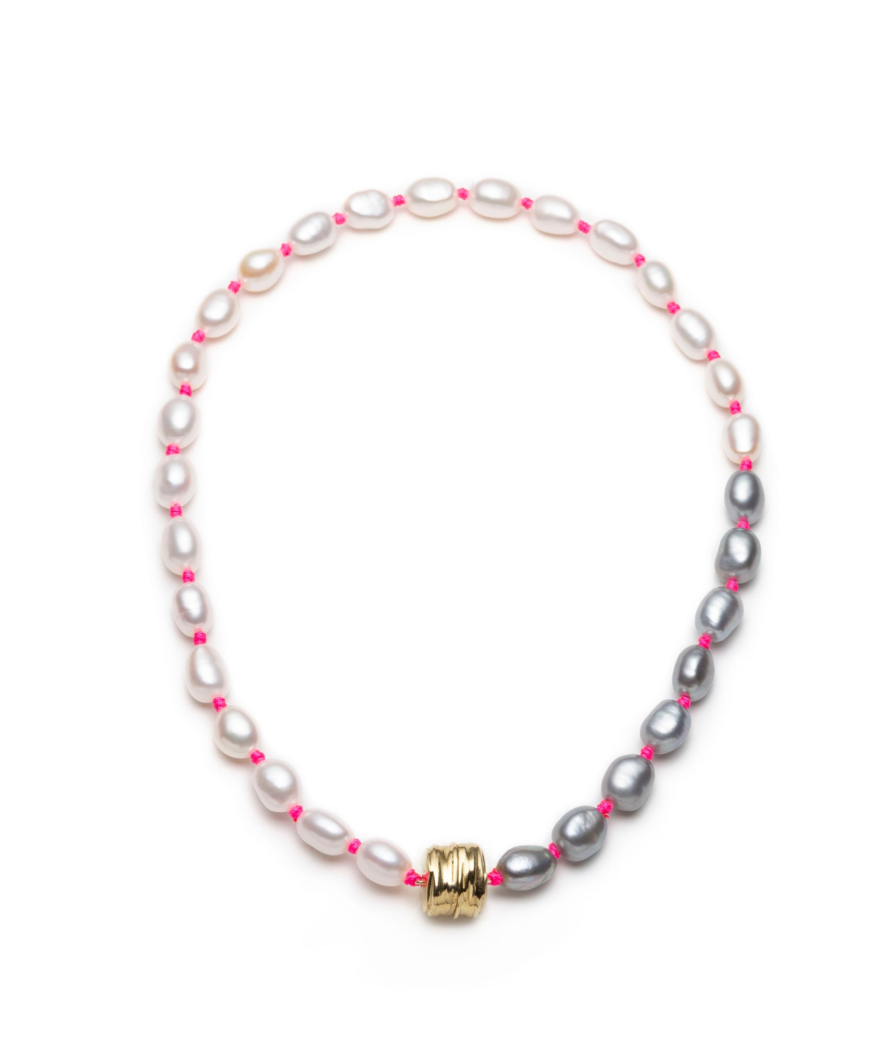 Two-tone Soga Pearl Necklace