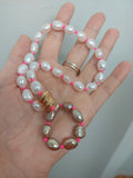 Two-tone Soga Pearl Necklace