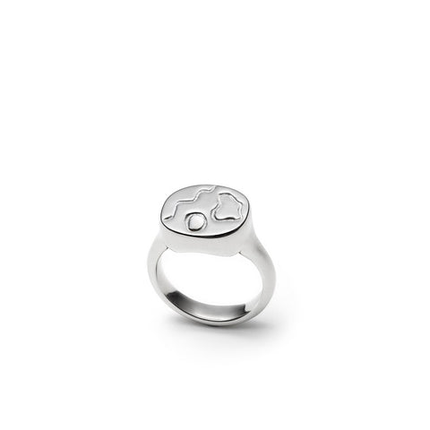 Suzanne - Abstract Signet Ring