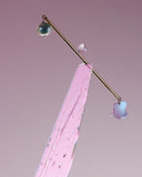 green pearl drop earrings