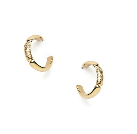 Maia earrings - brass 