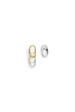 Escama two-tone earrings