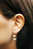 Escama two-tone earrings
