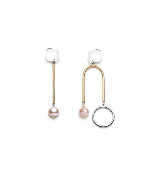 Boucles d'oreilles Sophie + Elsa (moyenne)